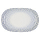 Блюдо овальное 37см Harmony Blue ID Fine