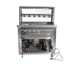 Фризер для ролл мороженого KCB-1Y (контейнеры, стол для топпингов, контроль температуры) FOODATLAS