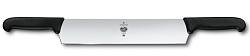 Нож для сыра 30 см с двумя черными ручками VICTORINOX