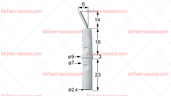 Запальная свеча круглая 7х44 мм для OLIS (6A013302)