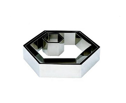 Форма кондитерская 19,5х22 см "Шестиугольник" MGSTEEL