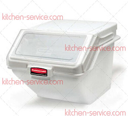 Контейнер большой 47л, в комплекте мерный ковш, белый RUBBERMAID (FG9G5800-WHT)