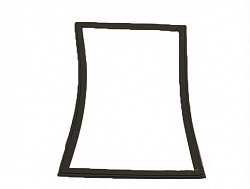 Уплотнение двери для шкафа холодильного барного BF-150 09 COOLEQ