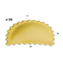 Штамп для равиоли для насадки MULTIPASTA полумесяц 66Х36 мм 39 LA MONFERRINA