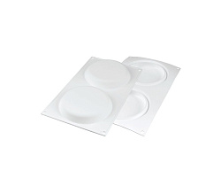 Форма для выпечки 230 мл 2 ячейки 122x20 мм Круг силикон SILIKOMART