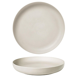 Тарелка c бортом 25,5 см Light Grey NOBLE (095057A-LGS)