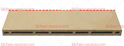 Камень подовый с перфорацией 700x350x22 мм для PIZZA GROUP (5054841)