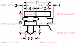 Уплотнитель изоляционный для AMITEK (R00112)