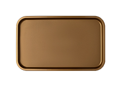 Поднос 52,5х32,5 см, золотой, поверхность шагрень (508) MGprof (1737)