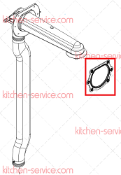 Прокладка держателя для ELECTROLUX (0L2822)