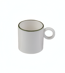 Чашка кофейная 80мл Modest Green Ring ID Fine