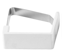 Зажим для скатерти белый, пластина MGprof (1739)