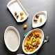 Блюдо овальное для запекания 32см (32x21) Transparent Braise ID Fine