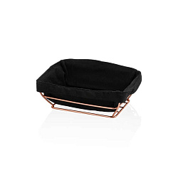 Корзина для хлеба 19,5х14х6,5 см медь NARIN