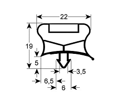 Уплотнитель 740х920 мм для IRINOX (1010352)