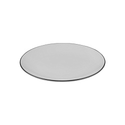 Тарелка 25см Modest Black ID Fine