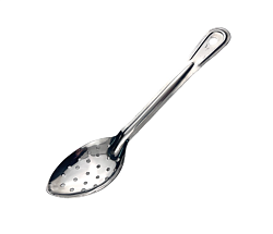 Ложка гарнирная 28,5 см, круглая, перфорированная нержавеющая сталь MGSTEEL