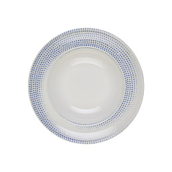 Тарелка глубокая 420мл Harmony Blue ID Fine