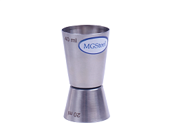 Джиггер 20/40 мл 38/40х76 мм нержавеющая сталь MGSTEEL
