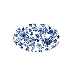 Блюдо овальное 21см Herba Blue 1972 BY ID FINE