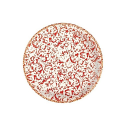 Тарелка 25см Venecia Maroon ID Fine