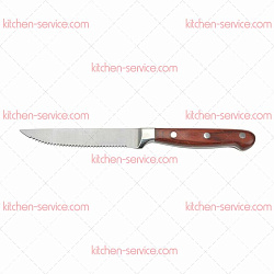 Нож для стейка 23,5 см, деревянная ручка P.L. PROFF CUISINE (LB-111A)
