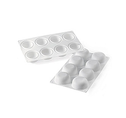 Форма для выпечки 8 ячеек 85 мл 65x30 мм Бомбафлекс силикон SILIKOMART