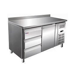 Стол морозильный GN2230BT (бортик 3 ящика 1 дверь) COOLEQ