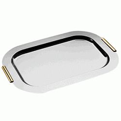 Поднос с золочеными ручками APS