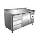 Стол морозильный GN2230BT (бортик 3 ящика 1 дверь) COOLEQ
