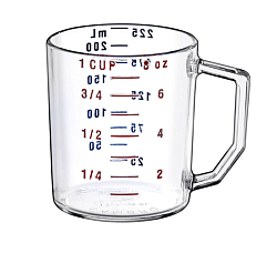 Кружка мерная 225 мл с градуировкой CAMBRO (25MCCW-135)