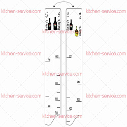 Линейка барная Baileys 500 мл/700 мл/750 мл/1 л P.L. PROFF CUISINE (81250144)