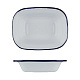 Блюдо для подачи 16x12 см h4 см 250 мл Blue Rim эмалированная сталь SUNNEX (CEP9077)