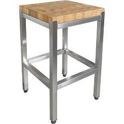 Колода разрубочная столешница бук 700х500х850 мм ПИЩЕВЫЕ ТЕХНОЛОГИИ