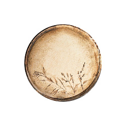 Тарелка с бортом 21см Fall Beige ID Fine