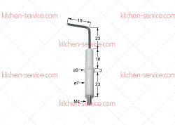 Электрод зажигания 7x51 мм для печи (3020194)