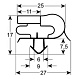 Уплотнитель для TEFCOLD (7300010038AN)