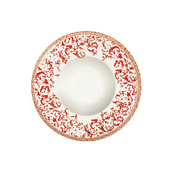 Тарелка глубокая 460мл Venecia Maroon ID Fine