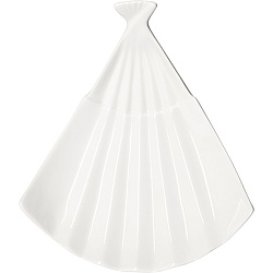 Блюдо веер 26,5х23см фарфор «Кунстверк» KUNSTWERK