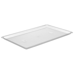 Поднос для подачи поликарбонат прозрачный без крышки GN 1/1 GASTROPLAST