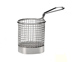 Корзинка для подачи круглая 90 мм, 400 мл, нержавеющая сталь MGSTEEL