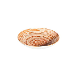 Тарелка глубокая 20см 550мл Swirl Terracotta 1972 BY ID FINE
