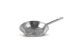 Сковорода 30 см, 2,9 л, нержавейка, индукция MGSTEEL