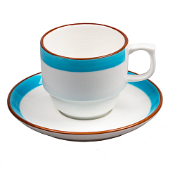 Пара чайная 180 мл Blue Rim Kids Stackable P.L. PROFF CUISINE (F1545B-180/F1546B-5.)