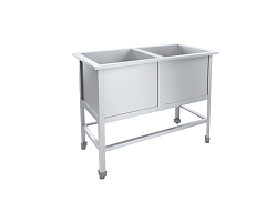 Ванна моечная 2 секции Стандарт НК ВМО2-700С304НК-М ПИЩЕВЫЕ ТЕХНОЛОГИИ