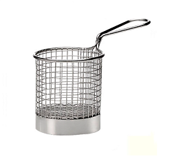 Корзинка для подачи круглая 80 мм, 300 мл, нержавеющая сталь MGSTEEL