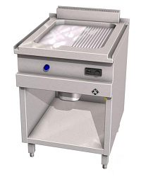Поверхность жарочная 1, газовая 1/2 рифленая Optima 700 MKN