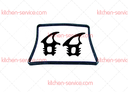 Резинка уплотнительная 520х470 мм для печи (5032400)