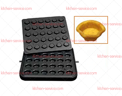 Форма для тарталеток в виде ракушек DH Tartmatic Plate 21 KOCATEQ