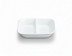 Блюдце для соуса 85x85 мм, 55 мл, двойное WILMAX